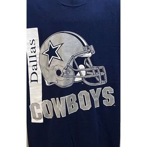 Dallas Cowboys Vintage Single Stitch Hanes Heavyweight Tshirt SZ Large